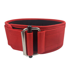 Powerlifting haltérophilie soutien arrière ceinture autobloquante néoprène Nylon fait poids ceintures de levage à verrouillage automatique - Product Image 3