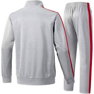 Chándales de poliéster para hombre, ropa de deporte informal con logotipo personalizado para entrenar en el gimnasio y trotar - Product Image 2