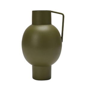 Royal Look Home Vase moderne en métal enduit de poudre Vase à fleurs de style européen Vases de décoration de table pour fête de mariage - Product Image 1