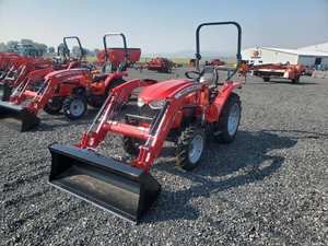 Tractor compacto 2022 Massey Ferguson 1835E 4WD Workhorse con motor capaz y componentes de núcleo de bomba - Product Image 3