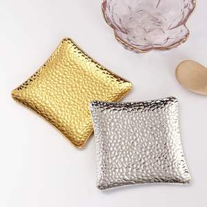 Posavasos para bebidas de hojas metálicas duraderas inspiradas en la naturaleza, diseño único, mantel para decoración del hogar, protege superficies - Product Image 5