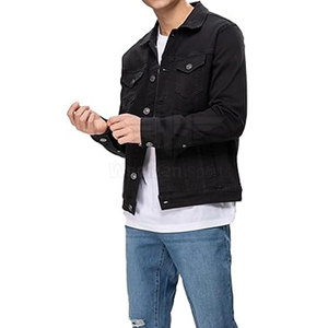 Men <b>Jeans</b> Jacket Durable Material Classic Design For <b>Work</b> Casual Outfits And Travel Days Winter Jackets - Product Image 6