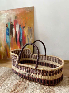 Berceau de bébé carex naturel vietnamien produit agricole écologique fait à la main à partir de bambou - Product Image 4