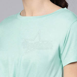 เสื้อครอปท็อปแขนสั้นผู้หญิงขายดี ผ้าฝ้าย 100% สวมใส่สบาย ระบายอากาศได้ดี น้ำหนักเบา ทันสมัย ใส่สบาย - Product Image 5