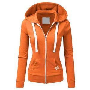 Sudadera con Capucha Personalizada para Mujer, 100% Algodón, Forro Polar Ligero, Manga Larga, Corte Regular, Ecológica, Resistente al Viento, para Invierno - Product Image 6