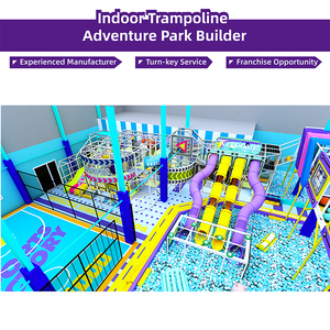Bettaplay 1460 SQM Glissade colorée fantaisie tendance pour enfants, parc de trampolines, parc de trampolines intérieur, zone de jeu interactive haute énergie - Product Image 6