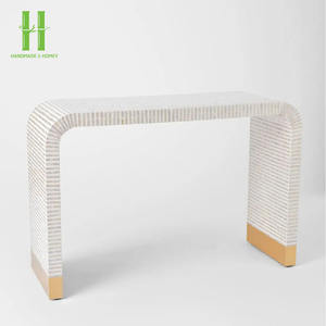 Mesa de Centro de Nácar de Alta Calidad, Decoración de Sala de Estar, Mesa de Centro de Nácar Hecha a Mano Personalizada - Product Image 1