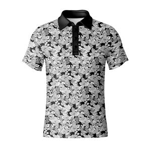 เสื้อโปโลกอล์ฟผู้ชายทรงสลิมฟิตพร้อมผ้ายืดกำหนดโลโก้ได้เองและโรงงานผลิตในเวียดนาม - Product Image 6