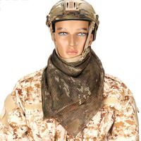 Écharpe camouflage en maille, masque de sniper, foulard unisexe, écharpes de sport de plein air, écharpe tactique arabe, shemagh, keffiyeh, écharpe Arafat, accessoires