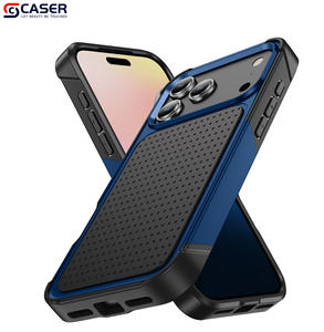 2-en-1 TPU + PC Business Dropproof Protector Anti-Fingerprint Moda Venta caliente Funda de teléfono para <span class=keywords><strong>iPhone</strong></span> 17Air 17 16Promax - Product Image 2