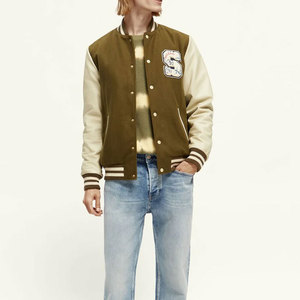 Veste de Baseball pour Hommes de Haute Qualité Nouvelle Arrivée Lettermen Veste de Haute Qualité en Toile Design Personnalisé Style Baseball pour Hommes - Product Image 5