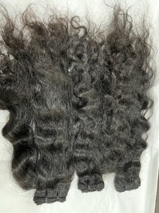 EXTENSION DE CHEVEUX HUMAINS DOUBLE WEFTEE PROFOND ONDULÉ FORFAITS DE CHEVEUX SOYEUX SANS PERTE ET ENchevêtrement - Product Image 3