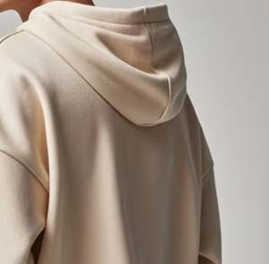 Sudaderas con capucha de algodón 100% de talla grande de estilo informal Ropa de invierno transpirable con cuello con capucha de patrón sólido de alta calidad-Venta en línea - Product Image 6