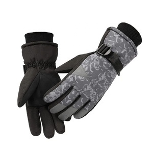 Gants de ski d'hiver imperméables et coupe-vent mitaines chaudes mitaines de snowboard chauffantes mitaines en vente gants de snowboard - Product Image 4