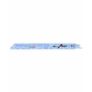 Paquete de 5 en Blister. Hoja de Sierra Recíproca Modelo 279587 para Láminas Delgadas y Tubos. Paso 1.4 mm Longitud 225 mm. FLEXIBLE. - Product Image 1