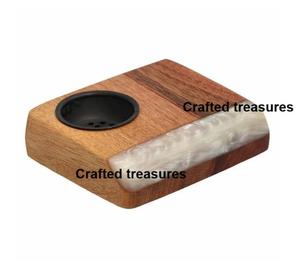 Atractivo Quemador de Incienso de Sándalo con Diseño Rexine, Estilo Árabe, para Uso en el Hogar, Ecológico y Hecho a Mano - Product Image 2