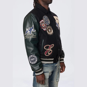 High Quality Stylish Men's Letterman Varsity Jacket <b>Wool</b> Liner Unique Design Super Customized Baseball Jacket OEM Service Custom - Product Image 6