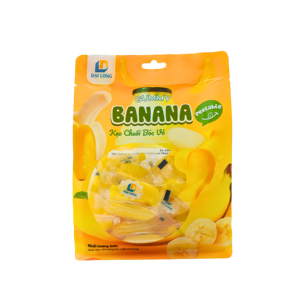 [Paquete 300g] DAI LONG Ripe Peeled Banana Gummy Candy extraído de jugo de fruta, delicioso e irresistible - Product Image 1