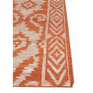 Alfombras de Lana Hechas a Mano Indusbar, Tejidos Planos Rojos y Naranjas, Estilo Oriental Clásico Rectangular para Sala de Estar y Dormitorio - Modelo DRWM-51 - Product Image 4