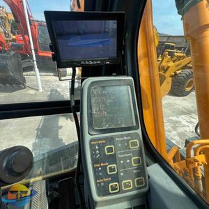 Mini-excavatrice Hyundai R150W-7 d'occasion de haute qualité, roues, prix bas, vente flash, moteur Cummins Doosan, option d'occasion disponible - Product Image 4