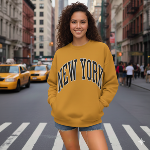 Sudadera de Cuello Alto con Manga Larga de Forro Polar para Mujer, Estampada con Logotipo Personalizado, en Diferentes Tallas y Colores, para Otoño e Invierno - Product Image 1