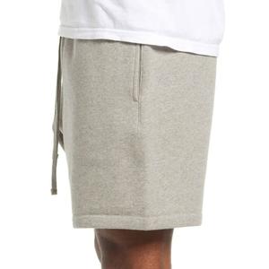 High Street Hombres Casual 100% Algodón Pantalones cortos transpirables Cordón Cintura elástica Bolsillos laterales Sólido Liso teñido Suave Fitness - Product Image 3