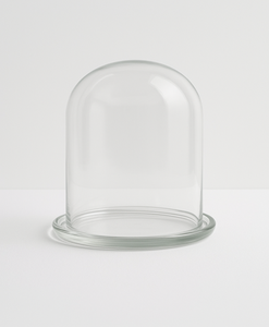 โถแก้วทรงกระดิ่งพร้อมฐานไม้เทียนหอมฝาครอบโดมหรูหราตกแต่งโต๊ะ - Product Image 4