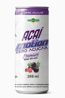 Boisson Énergisante Naturelle Acai Motion à l'Açaí et au Guarana Canette 269ml Légèrement Pétillante Sans Sucre