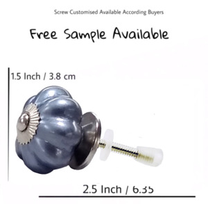 ลูกบิดแตงโมเซรามิกนีออนสไตล์ทันสมัยมือจับประตูลิ้นชักตู้และที่ดึงสำหรับใช้ในห้องครัวตู้เสื้อผ้าและห้องน้ำ - Product Image 3