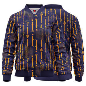 Chaqueta universitaria de bombardero de béisbol delgada personalizada 2025 para hombre, nuevo estilo con logotipo frontal, chaqueta de invierno con patrón de letras personalizadas - Product Image 1