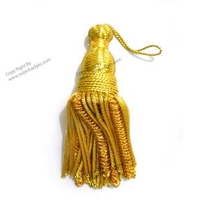 Borla de alambre de oro francés para uso decorativo, calidad premium, color y logotipo personalizados, hecha a mano, para todas las estaciones, confiable. - Product Image 5