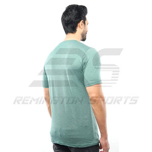 T-shirt décontracté à col rond en coton personnalisé pour hommes Polo pour hommes T-shirt de haute qualité pour hommes t-shirt Sialkot Pakistan - Product Image 3