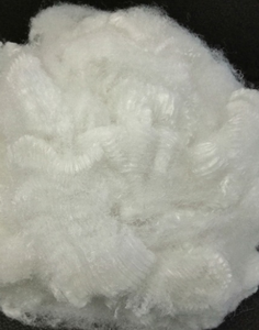 Fibra cortada de poliéster de silicona conjugada hueca reciclada de bajo precio-Material de relleno ignífugo para girar Vietnam - Product Image 3