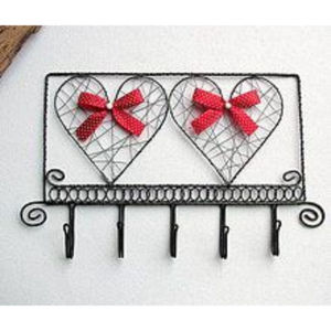 Antique Look Vintage Wrought Iron Wall <b>Hooks</b> <b>Black</b> Coated Adjustable for Home Living Room Bathroom Decorations Clothing <b>Coat</b> Hat - Product Image 6