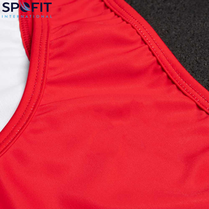 Venta al por Mayor de Singletes de Lucha Libre para Jóvenes con Diseño Personalizado por Sublimación, Diseña Tu Propio Traje de Levantamiento de Pesas para Hombre, Singlete con Degradado de Color - Product Image 3