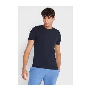 เสื้อยืดผ้าถักโอเวอร์ไซส์สำหรับผู้ชายผ้าโพลีเอสเตอร์ผ้าฝ้ายแห้งเร็ว - Product Image 6