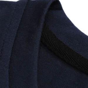 Vente en gros T-shirt à blocs de couleurs 100% coton pour hommes Vêtements décontractés T-shirt de haute qualité avec logo personnalisé pour hommes - Product Image 4