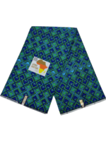 Kain Katun Ramah Lingkungan Afrika Asli 2026, Cetakan Blok Ankara Nigeria, Batik 100% Katun Murni, Berat Sedang, Untuk Anak Laki-laki