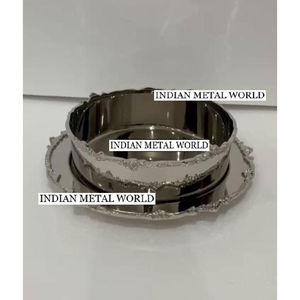 Bol en métal artisanal en laiton avec support Bol de pièce maîtresse de table classique Bol à chocolat pour mariage ou fêtes Prix d'usine - Product Image 3