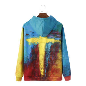 Vêtements de mode pour hommes, sweat-shirt à capuche personnalisé par sublimation, streetwear de haute qualité, sweats à capuche par sublimation - Product Image 2