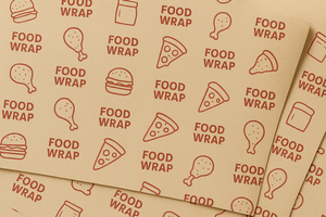 El mejor vendedor, papel encerado para envolver alimentos, papel de envolver hamburguesas con impresión de logotipo personalizado para embalaje de comida rápida - Product Image 4