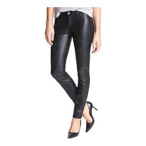 Pantalon élégant de robe des femmes d'OEM en cuir véritable, finition de haute qualité - Product Image 1