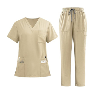 MEILLEURE VENTE Médecin Scrubs Ensembles En Gros | Premium Logo Personnalisé Coupe Athlétique Bas quantité minimale de commande Fournisseur Polyester/Coton Tissu Respirant - Product Image 3