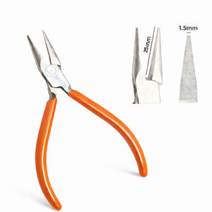 Alicates de Punta Plana Profesionales de Acero Inoxidable, Herramienta para Hacer Joyas, para Envolver Alambre y Reparar - Product Image 5