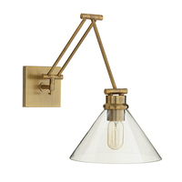 Lampes suspendues LED dorées de luxe modernes, éclairage créatif pour la maison, fabricant et exportateur de lampes murales personnalisées