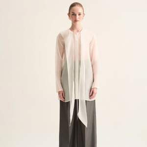 Camisa de organza transparente para mujer Hanna Top de invierno elegante hecho en Vietnam Servicios ODM personalizados - Product Image 1