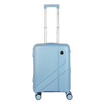 Tas Travel Koper Keras PP Ekspansiabel Terlaris 2025 dengan Kunci, Mewah, Bisnis, Modis, Roda Spinner, Pegangan Lunak, Ukuran 14 28