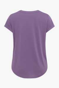 เสื้อยืดลำลองสีม่วงสำหรับผู้หญิง ใส่ได้ทุกฤดู ไซส์พลัส ระบายอากาศ แห้งเร็ว เป็นมิตรกับสิ่งแวดล้อม สวมใส่สบาย แขนสั้น - Product Image 2