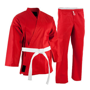 Ensembles d'uniformes de karaté personnalisés pour l'entraînement d'arts martiaux Logo avant 100% coton respirant et séchage rapide toutes les tailles et couleurs disponibles - Product Image 1