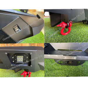 กันชนเหล็กพร้อมไฟ LED และห่วงลากสำหรับรถยนต์ Dmax ปี 2012-2019 อะไหล่หลังรถยนต์ บาร์หลัง อุปกรณ์ตกแต่งภายนอกสำหรับ Dmax - Product Image 2